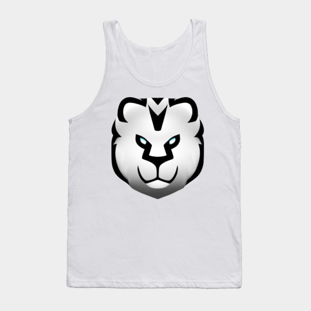 Black Lion Tank Top by youssda